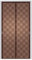 Rideau de Porte Isolant Thermique Magnétique 120x200cm,Anti Froid et Chaleur,Hiver Épaissi,Isolation Thermique pour Porte d'Entrée,Sans Perçage,Marron