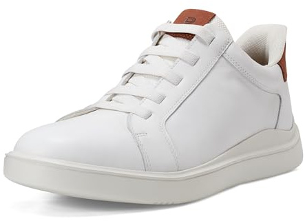 Rockport Men's Tynnar, White Leather, 8 Medium