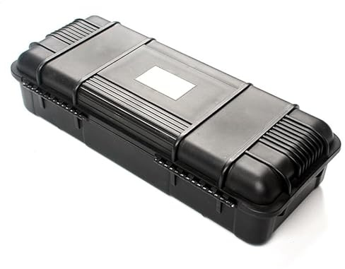 Heimvita Robuster Transportkoffer, Wasserdicht, Hartschale mit Rasterschaumstoff, Schwarz (GC-5)