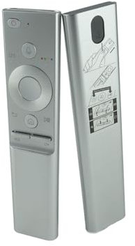 azurano Mando a distancia - carcasa de aluminio, función de voz - para SAMSUNG BN59-01265A, BN59-01270A, BN59-01272A, BN59-01291A, BN59-01300G, BN59-01300H, BN59-01300J, BN59-01300F - para QLED UHD 4K