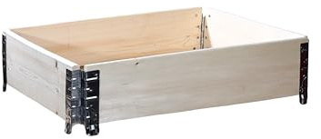 JM Workwear Rahmen Palettenrahmen aus Holz Gemüse Garten Holzrahmen 120x80x20 (1)