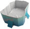 ZASCHMOY Piscina Pv PVC Plegable: No Se Requiere Inflación, Fácil, Forma Rectangular para el Hogar, el Jardín y el Uso Al Aire Libre, Azul, 1.6m/63 Pulgadas (1,6 m/63 Pulgadas)