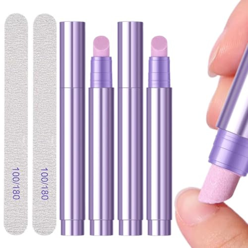 YAYNO 2 Piezas Cutículas Aceite Lápices Paquete 3 En 1 Lápiz Cuidado Uñas Hidratantes Fortalecedores Lápices Aceite Cutículas para Piel Seca y Agrietada y Uñas Saludables,Nail Care