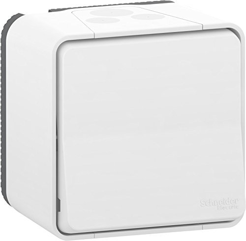 Schneider Electric MUR39026 Bouton Poussoir mureva Styl, 250 V, Blanc