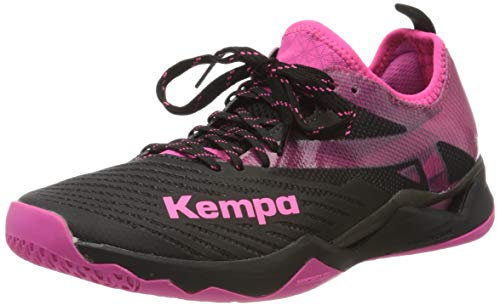 Kempa Wing LITE 2.0 Women, Damen Handballschuhe, Mehrfarbig (schwarz/pink 02), 42 EU (8 UK)