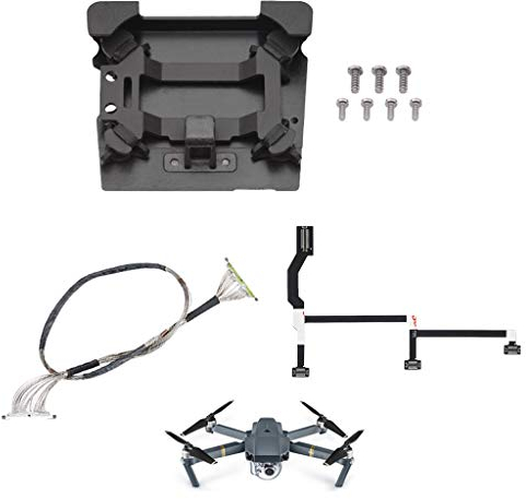 Alecony Gimbal Flachbandkabel RC Teil,Kardanisches Kabel,Signalkabel Gimbal Reparatursätze Für DJI Mavic Pro Drone Kamera Teile Signalkabel Stoßfeste vibrationsdämpfende Platte Yuntai Row Plate