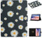 Aswant Funda para Huawei Tablet T5 10 de 10,1 pulgadas, diseño floral, piel sintética, con ranuras para tarjetas, cierre magnético, función atril, para Huawei Mediapad T5-10 de 10,1 pulgadas 2018