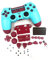 LICHIFIT Gamepad Shell DIY Controller Gehäuse Case Cover für PS4 Controller Skin Ersatz