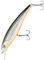 Major Fish Zander Wobbler Hecht Barsch Hardbait Flachläufer 10 cm Carbon Orange