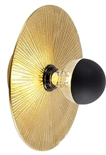 Qazqa - Orientalisch Orientalische Deckenleuchte I Deckenlampe I Lampe I Leuchte Gold I Messing Rund - Konge I Wohnzimmer I Schlafzimmer - Aluminium Rund - LED geeignet E27
