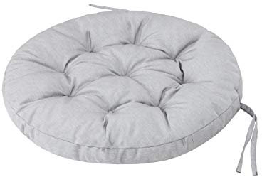 Schaukelkissen Kissen für Hängeschaukel von typ Storchennest, Schaukelauflagen Schaukelpolster Schaukelkissen Hängeschaukel Hängenest Ruhe Freizeit Asche 65x65 cm