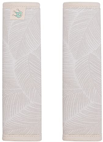 JYOKO KIDS Gurtpolster Universal für Babyschale, Buggy, Autositz (Bloom, 17 x 18)