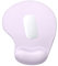 Hsurbtra Ergonomic Mouse Pad with Wrist Rest Support, Gel Mouse Pads with Non-slip PU Base, Pain Relief Memory Foam Mousepad for Laptop PC, Cute Office Supplies Desk Decro Accessories Vanilla Purple