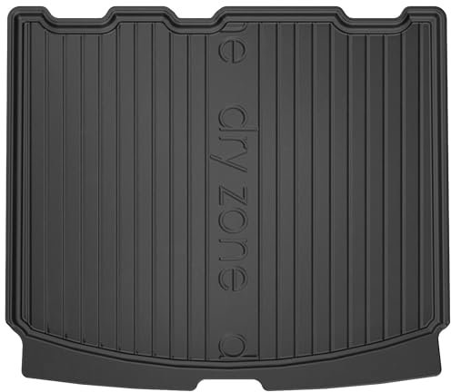 MOTOS Kofferraum schutzmatte passend für Ford Kuga II 2013-2019 ohne höhenverstellbaren Kofferraumboden, mit Reserverad (volle Größe) Verbessern Sie Ihren Reisekomfort mit Antirutschmatte Auto DZ - Al