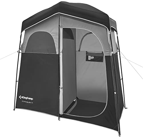 KingCamp Duschzelt Marasusa II Camping Umkleidezelt WC Toiletten Zelt 2 Personen