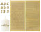 Sticker Buchstaben Zahlen 4 Blätter, Wachs Buchstaben Kerze, Wachsbuchstaben für Kerzen Mit Groß und Kleinbuchstaben, für Taufkerzen, Kommunionkerzen, Hochzeitskerze, Umschlag & Grußkarten, Gold