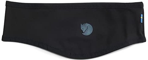 Fjällräven Unisex Abisko Värm Stirnband, Black, One Size