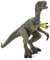 Zappi Co Kinder Velociraptor Blau/Grau Dinosaurier Figur Spielzeug (14 cm Länge) Realistische detaillierte Dino Sammlung Action-Figuren