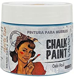 CHALK PAINT | CIELO AZUL | MARYPAINT Pintura para Muebles 25 colores 300ml Mate al Agua (300, Cielo Azul)