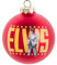 Kurt Adler Elvis Presley® Rote Glaskugel 80 mm