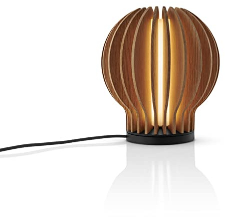 EVA SOLO | Radiant rund kabellose LED-leuchte Oak | Dekorative LED-Tischleuchte aus Eichenholz | Oak