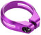 YOIQI Seat Post Clamp, Aluminum Alloy Cycling Saddle Clamp, Quick Release, 27.2/30.8/31.6mm Bike Parts, Purple 34.9