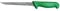 Starrett Professional Stainless Steel Chefs Kitchen Boning Knives - Narrow Straight Profile - 8-inch (200mm) - Green Handle