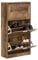 SoBuy FSR137-L-F Schuhkipper Schuhablage Schuhschrank mit 3 Klappen Schuhregal schmal Schuhkommode BHT ca. 60x115x23cm