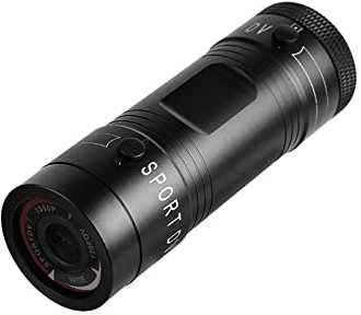 videocamera Sport Action DV per Casco da Bici Portatile Full HD 1080P, Impermeabile da 120 Gradi per Caccia, Pesca, Escursionismo, Ciclismo