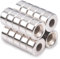 MIN CI 10X5mm Magnete Stark, 20 Stück Neodym Magnete mit Loch Bohrung und Senkkopfschraube-M4 Senkloch Rund Magnete zum Anschrauben Magneten für Magnettafel Küchenschrank Senkkopf Magnet