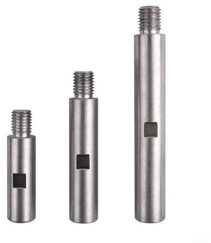 3PCS for M14 Angle Grinder Extension Connecting Rod, Thread Adapter Rod 75/100/140mm, for M14 Rotary Extension Shaft Connector Adaptor Polishing Accessories