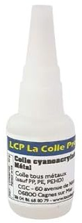 Colle Cyanoacrylate Spéciale Métal LCP - Colle Forte Professionnelle pour Acier, Aluminium, Inox, Fer et Cuivre - Fixation Instantanée et Haute Résistance à l’Arrachement - Qualité Industrielle