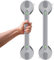 LORESJOY Dusche Ohne Bohren,Haltegriffe für Senioren 43cm, Badewannengriff, Portable Mobiler Haltegriff Bad mit Saugwarnung, Wannengriff Saugnapf, Duschgriff Saugnapf(16in) (2pcs)