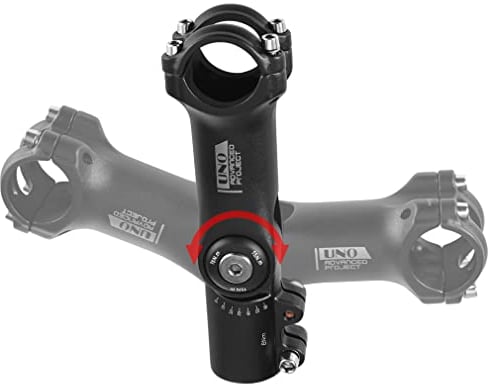BESNIN Verstellbarer Fahrradvorbau 0-120 Grad für 31,8 mm 90mm/110mm Vorbau, Verstellbarer MTB Vorbau Mountainbike Lenkervorbau für Fahrrad, Rennrad, MTB, BMX, Radsport (A Style 90 mm)