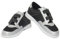 NGARY Lawn Bowling Shoes for Mens Women Bowls Trainers Fashion Rubber Sole Bowling Sneakers,Black Silver,9.5 UK