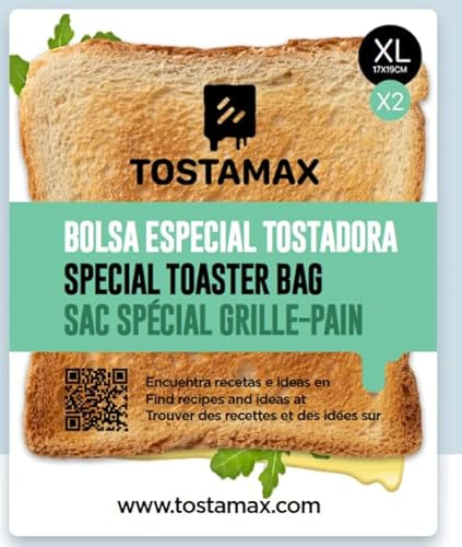 Tostamax XL - 2-pack stora brödrostpåsar