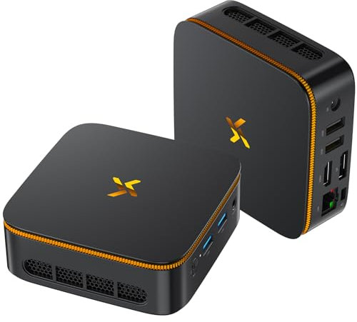 Huidun H50 Mini PC W-11 Pro, Intel Twin Lake N150 (Aufgerüstet N100), 16 GB RAM 512 GB SSD Mini Computer,4K@60Hz UHD, WiFi 6, BT 5.2,USB/HDMI/DP Für Business/Heimkino