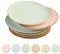 Assiettes Plates Grande Assiette Plate - Lot de 6 Assiettes à Dîner aux Teintes Bonbon - Set Assiette Ceramique Colorées - Ensemble Assiette Grand pour Servir Salade | Steak | Spaghetti - 25,3 cm