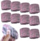 Jex Tampons mit Stahlwolle, 10 Stück Jex-Stempel mit Seife, Stahlwolle, Vorseifen, Reinigungsschwämme für den Haushalt, um Schmutz zu entfernen