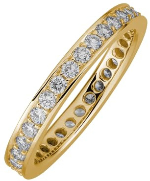 Lyomi Damen Ring 585/- Gold Glänzend Diamant Lab Grown gelb 0,90ct. 067370172-1
