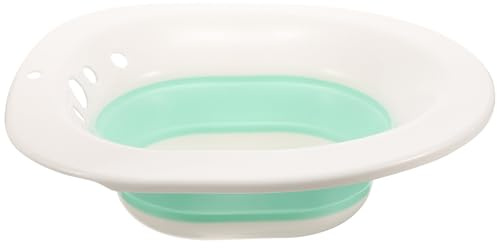 NIYANGLE Plastic Portable Bidet Basin Foldable Wash Bowl for Toilet Relief and Elderly Care