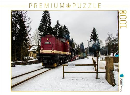 CALVENDO Puzzle Das sogenannte Harzkamel im Bahnhof DREI-Annen-Hohne | 1000 Teile Lege-Größe 64 x 48 cm Foto-Puzzle für glückliche Stunden