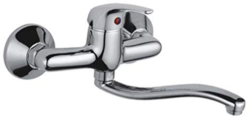 K30-102S Modern Design Küchenarmatur Wandarmatur, Chrom (102S)