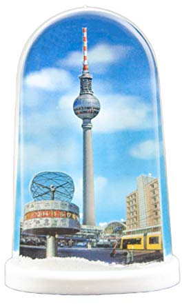 Schneekugel Berliner Fernsehturm Berlin Schüttelkugel made in Germany Höhe 8,5cm