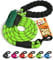 AS PETS Strong Dog Lead with Comfortable Padded Handle and Highly Reflective Threads Rope Dog Leash Safety 5FT Mountain Climbing Rope Twist for Small, Medium and Large Dogs (Green)