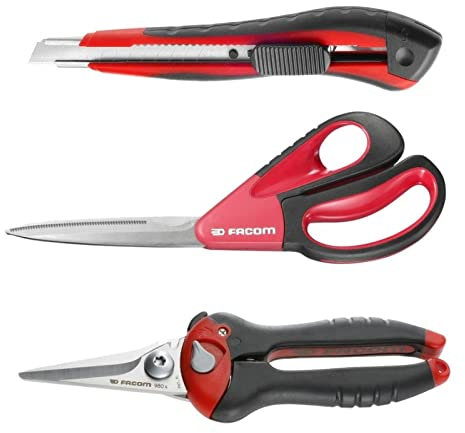 FACOM - Cutter 9 mm - Ciseaux multi-usages - Coupe-tout - CM.COUPE21PF