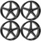 4x MB Design Felgen KV1S 9.5Jx21 ET26 5x112 Glanzschwarz poliert kompatibel mit Seat Tarraco