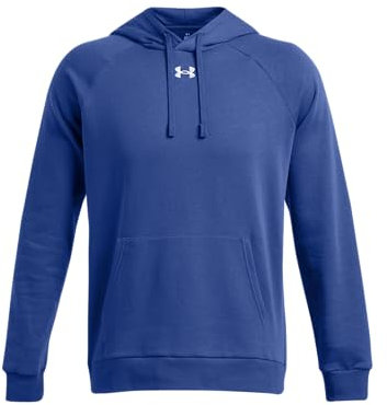 Under Armour Mens Ua Rival Fleece Hoodie Sweatshirt, Tech Blue, L EU