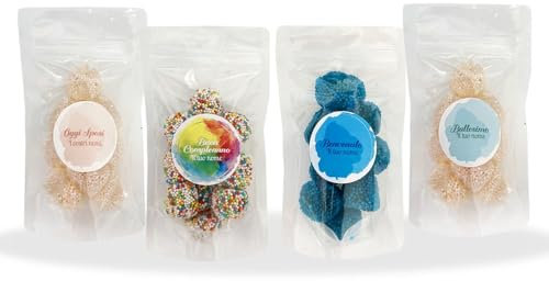 CandyFrizz Selection Personalizzati – Mini Bag Personalizzabili SENZA GLUTINE – 30 pezzi (Mini Bag Personalizzate)