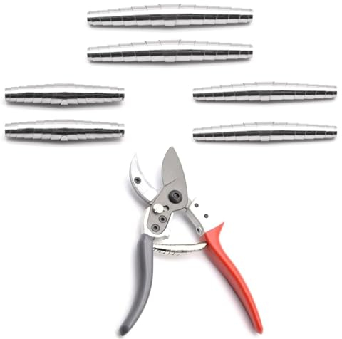 6 Stücke Feder für Gartenschere, GisWell Edelstahl Universal Spiral Puffer Federn für Reparatur Baumscheren, Astscheren (6cm,7cm,8cm), Verbesserung der Schnittleistung